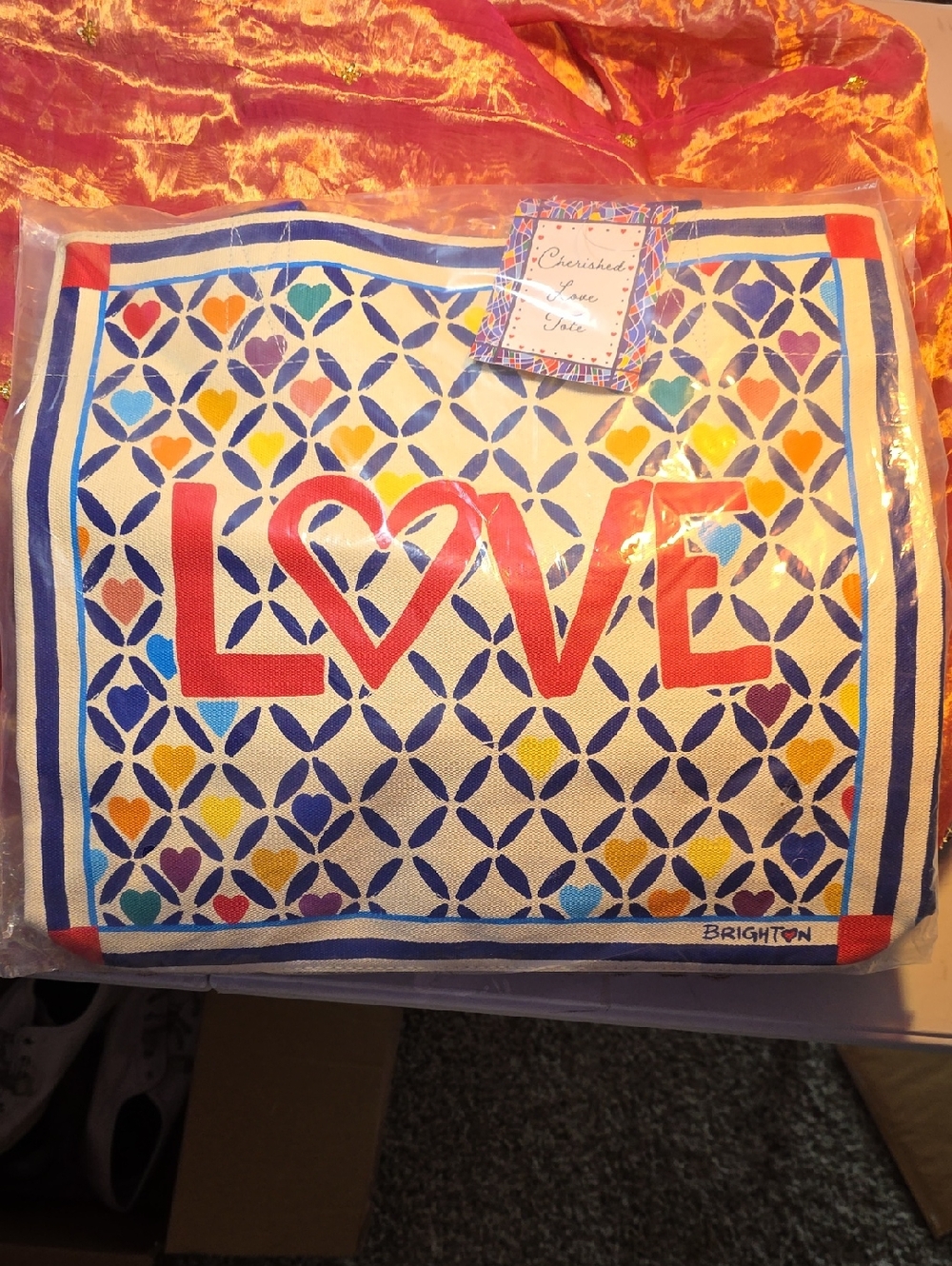 Brighton Cherished Love Tote Nib